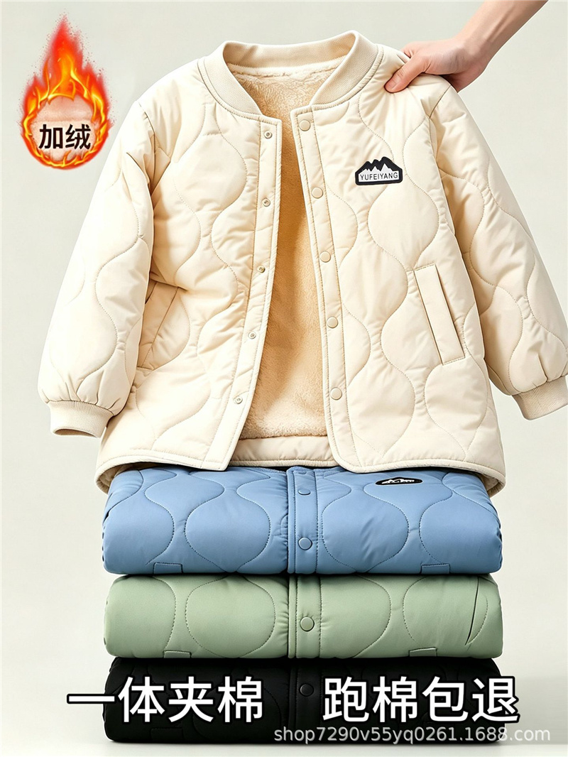 Winter Clothing Activity - Winter Kids Fleece Lined Jackets Autumn