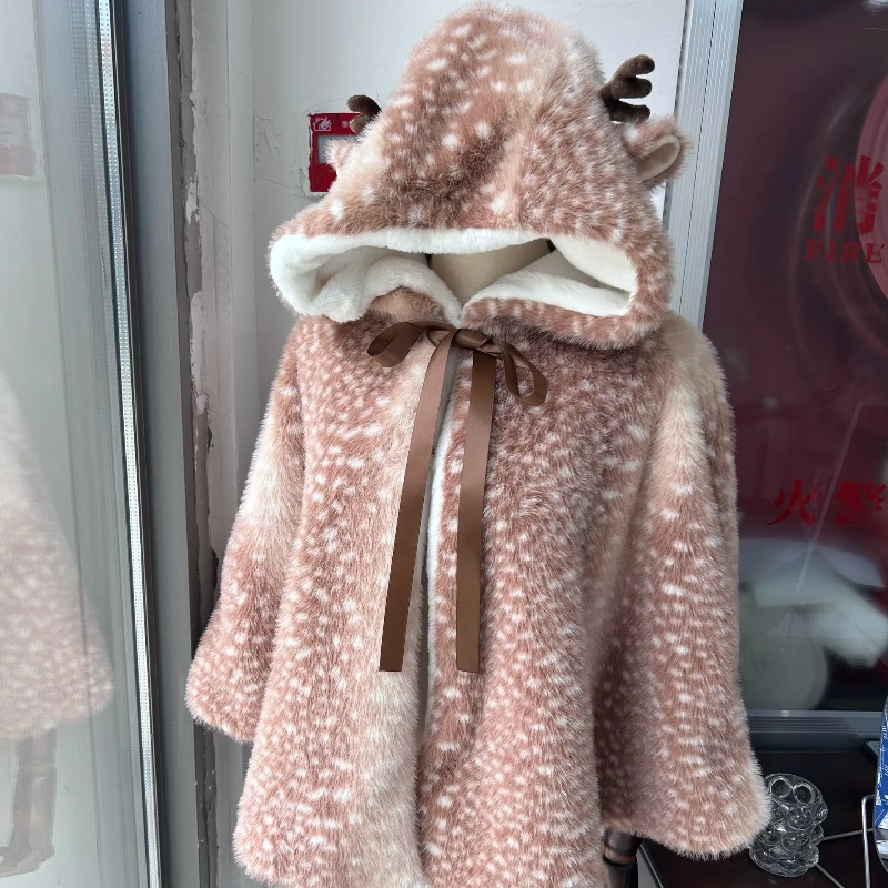 Winter Women's Japanese Plush  - Winter Clothing Cute 评论和价格