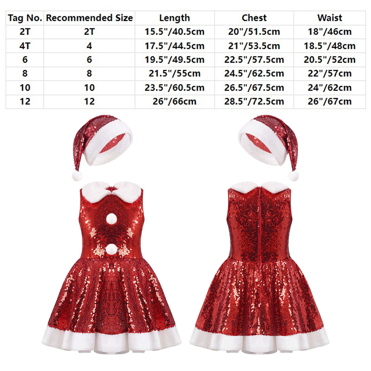 Kids Girl Christmas Dance Cost - Winter Clothing Girls 评论和价格