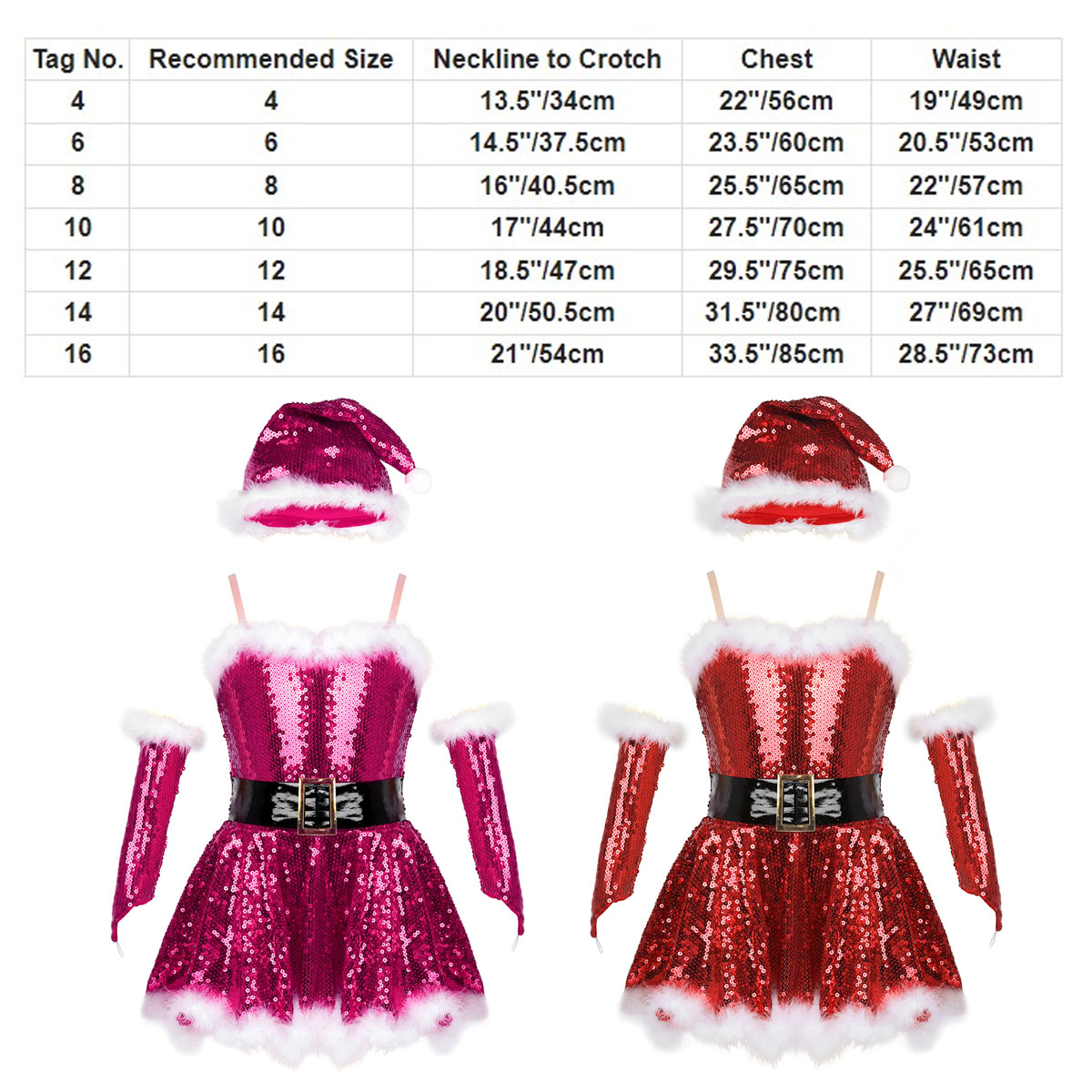 Kids Girl Christmas Dance Cost - Winter Clothing Girls 评论和价格