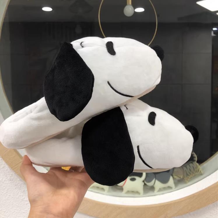 Cute Snoopy Plush Slippers Wom - Winter Clothing Cute 评论和价格