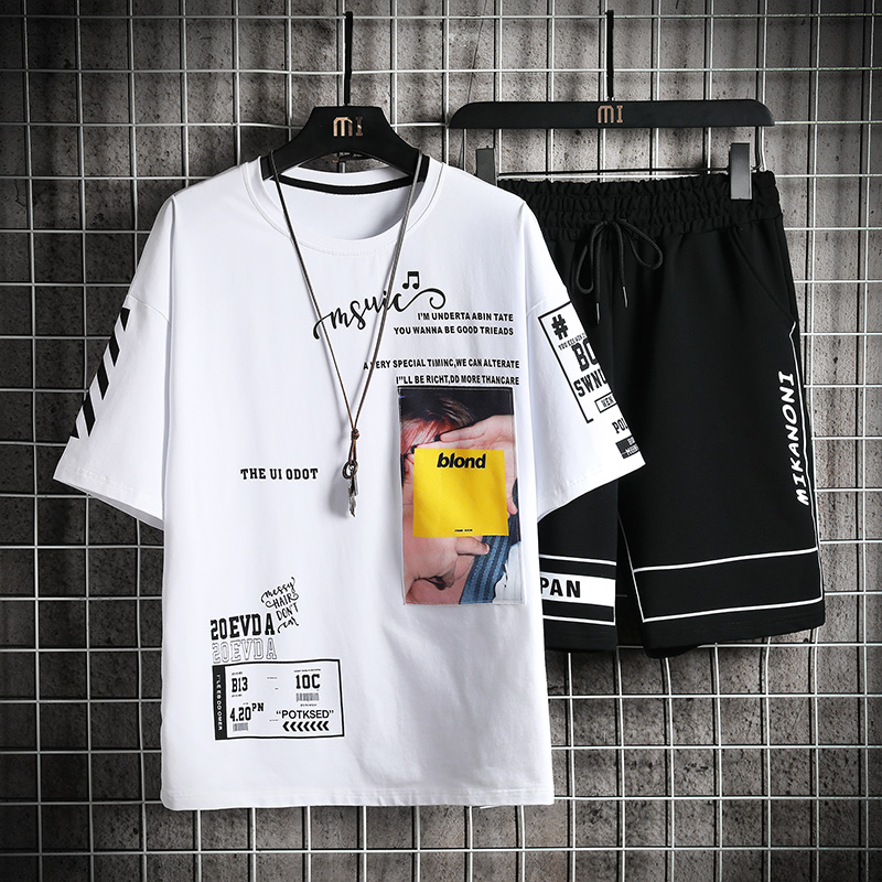 New  Men's Summer Track Suit C - Winter Clothing Brand Names 评论和价格