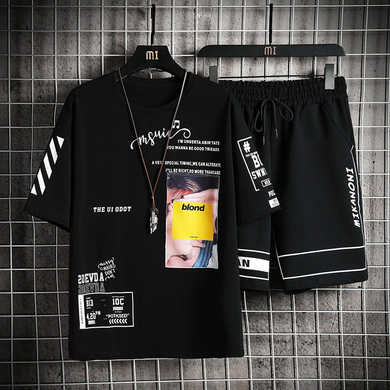 New  Men's Summer Track Suit C - Winter Clothing Brand Names 评论和价格