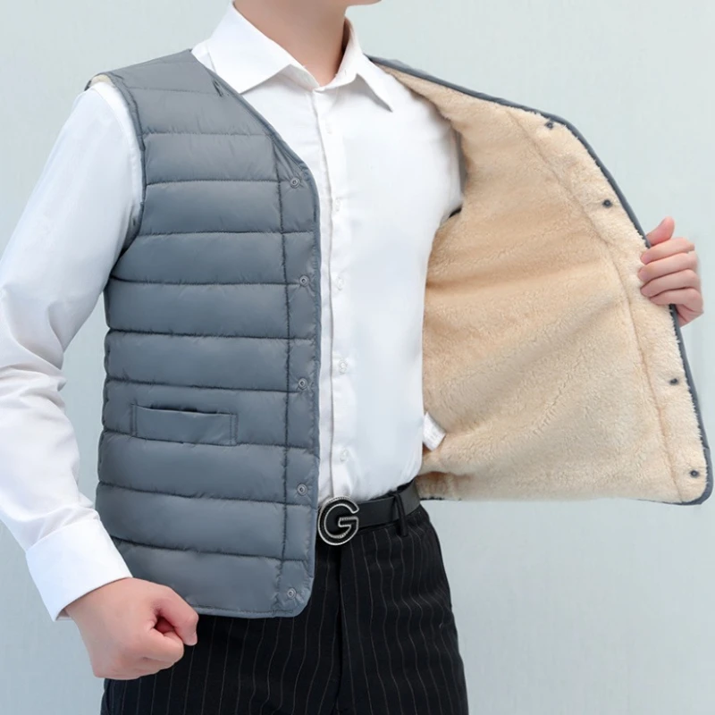 Plus Size Men's Winter Vest Th - Winter Clothing Activity 评论和价格