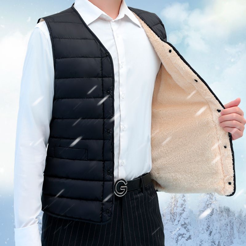 Plus Size Men's Winter Vest Th - Winter Clothing Activity 评论和价格
