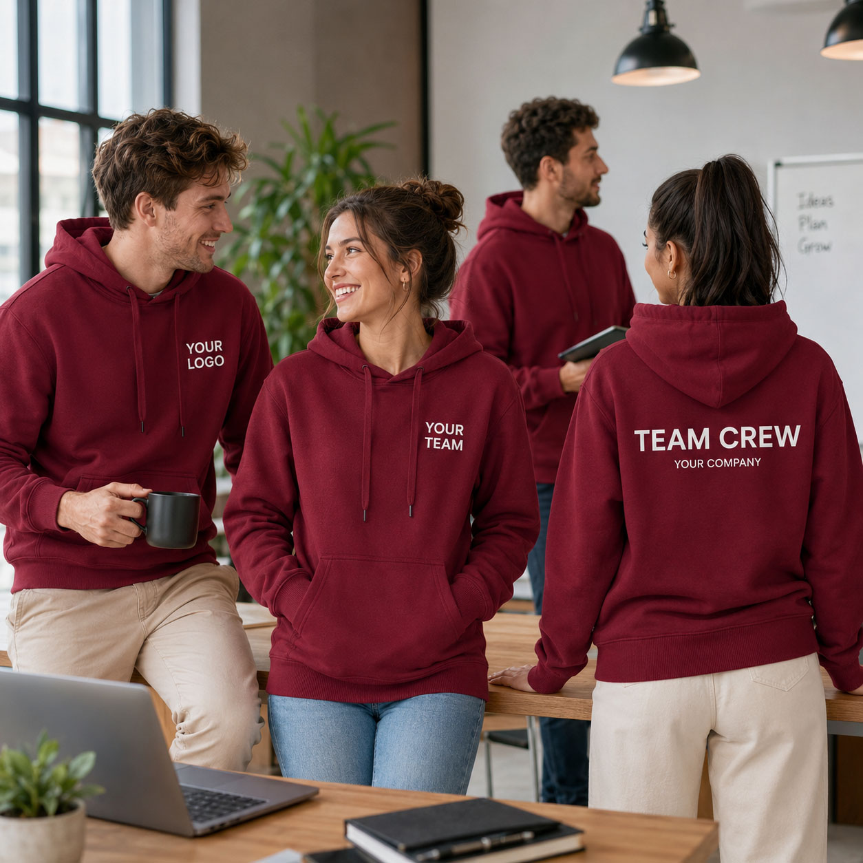 Company Hoodie Custom Logo Uni - Winter Clothing Companies 评论和价格