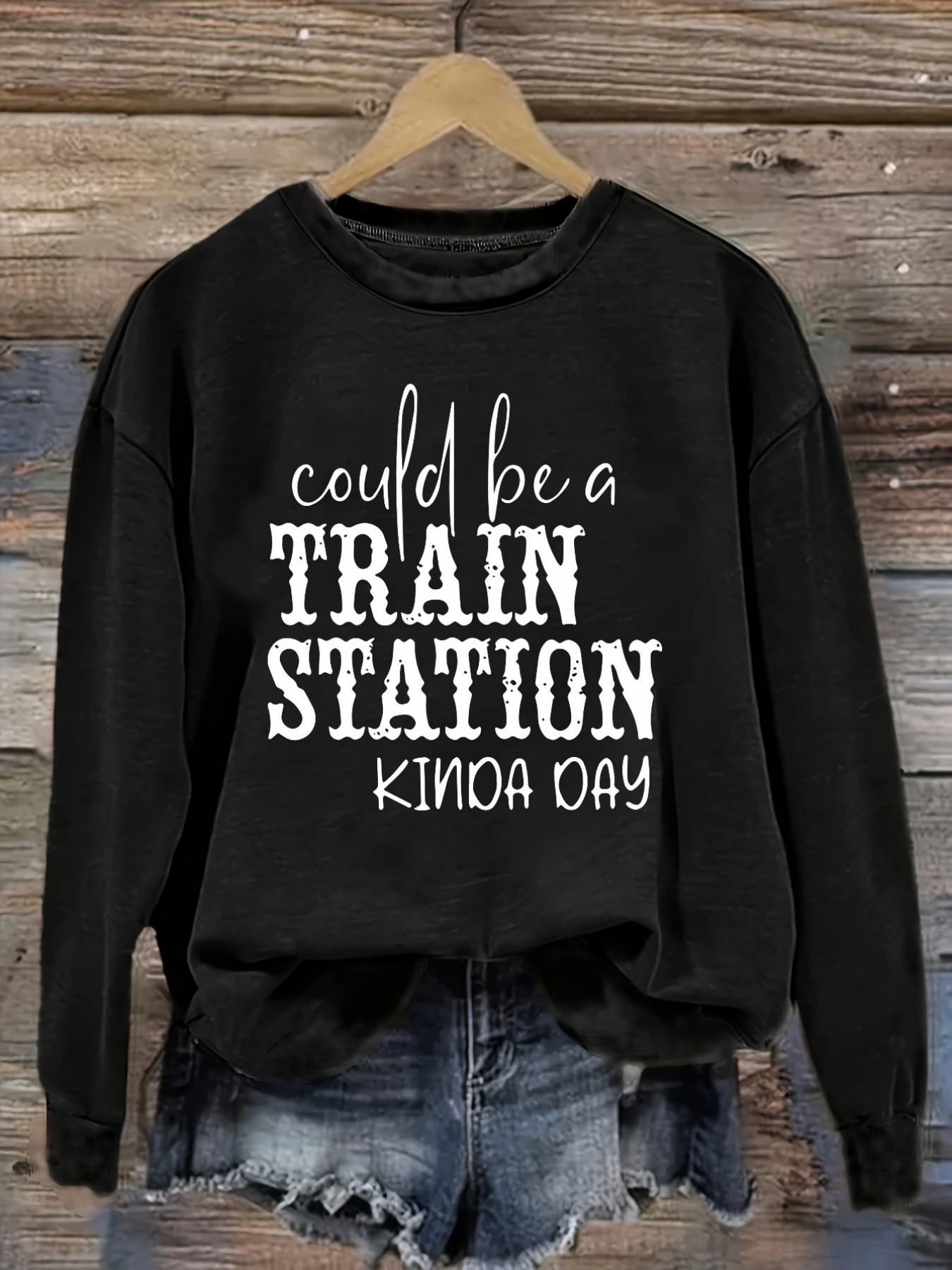 Women's Casual Long Sleeve Cre - Winter Clothing Outfits 评论和价格