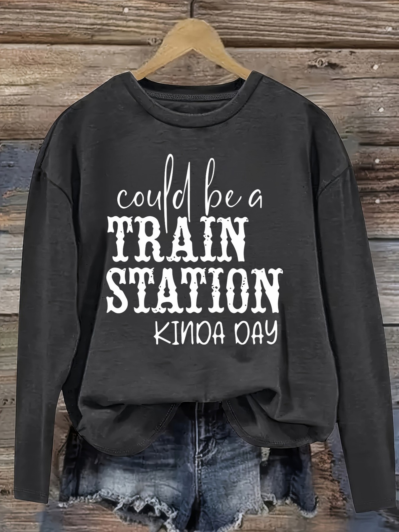 Women's Casual Long Sleeve Cre - Winter Clothing Outfits 评论和价格