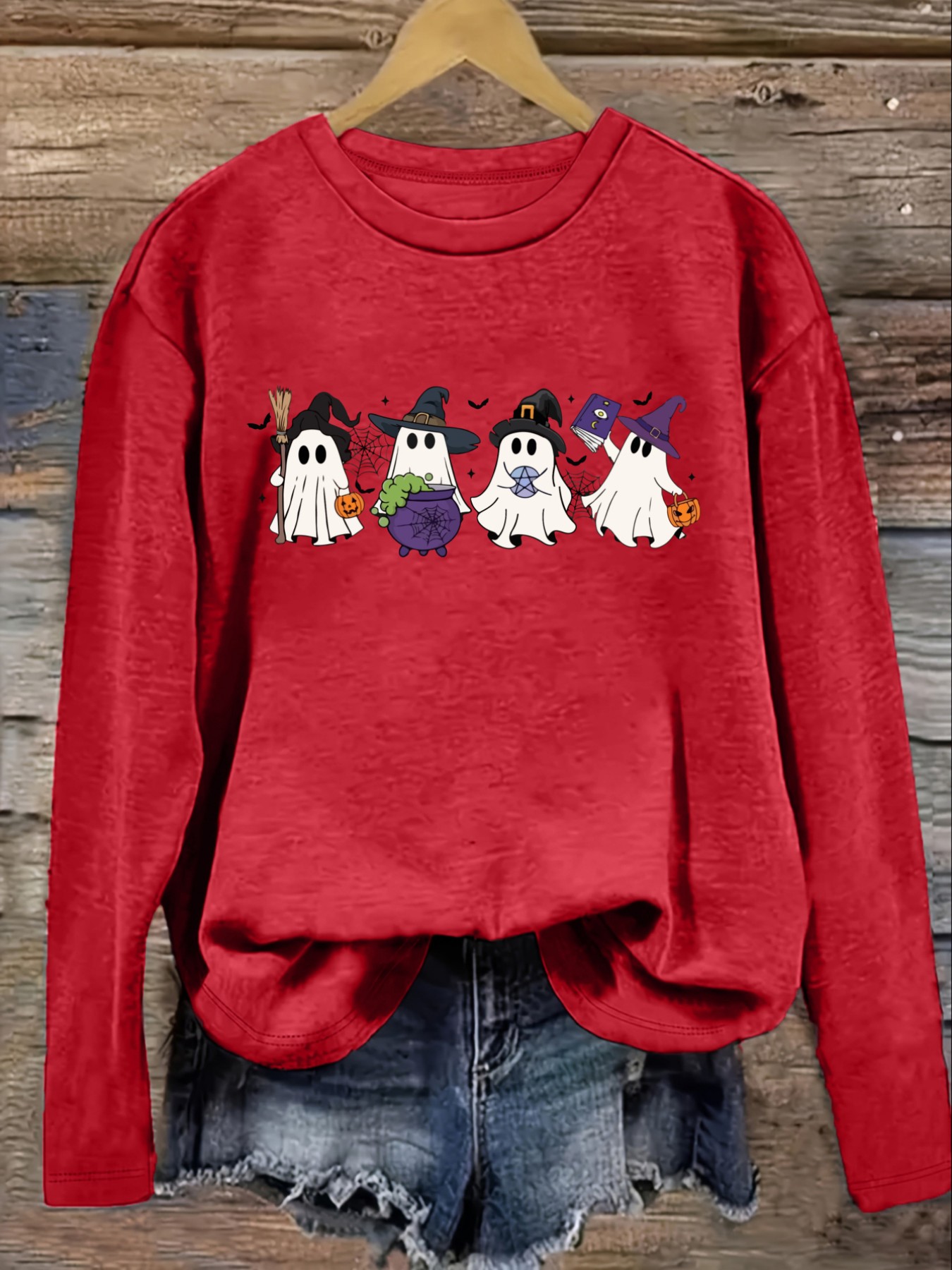 Women's Casual Long Sleeve Cre - Winter Clothing Cute 评论和价格