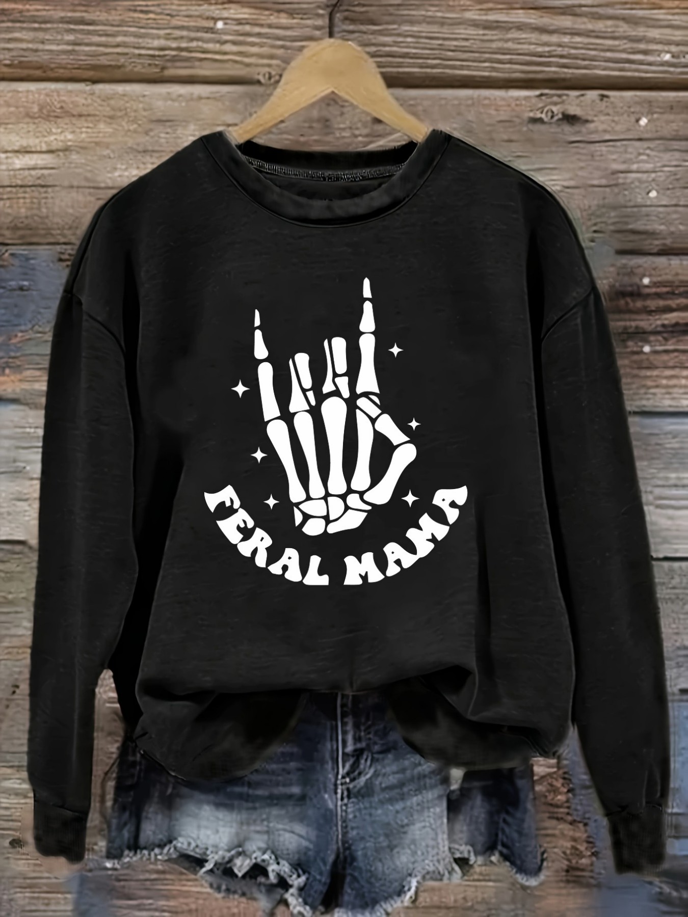 Women's Casual Long Sleeve Cre - Winter Clothing Outfits 评论和价格