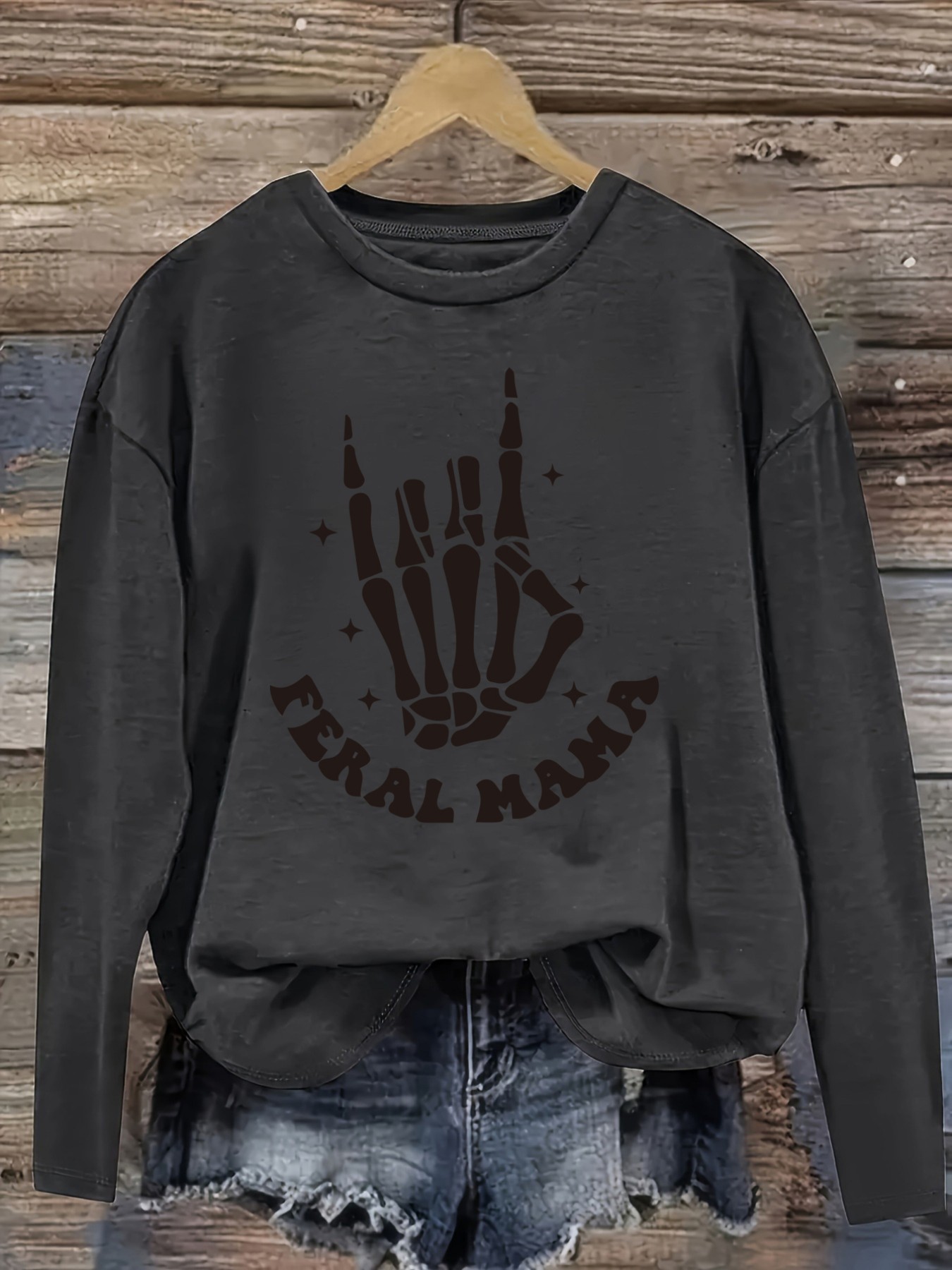 Women's Casual Long Sleeve Cre - Winter Clothing Outfits 评论和价格