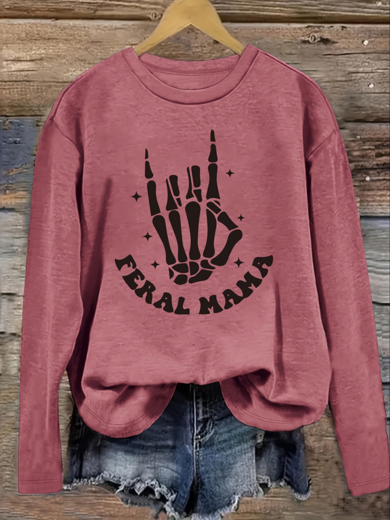 Women's Casual Long Sleeve Cre - Winter Clothing Outfits 评论和价格