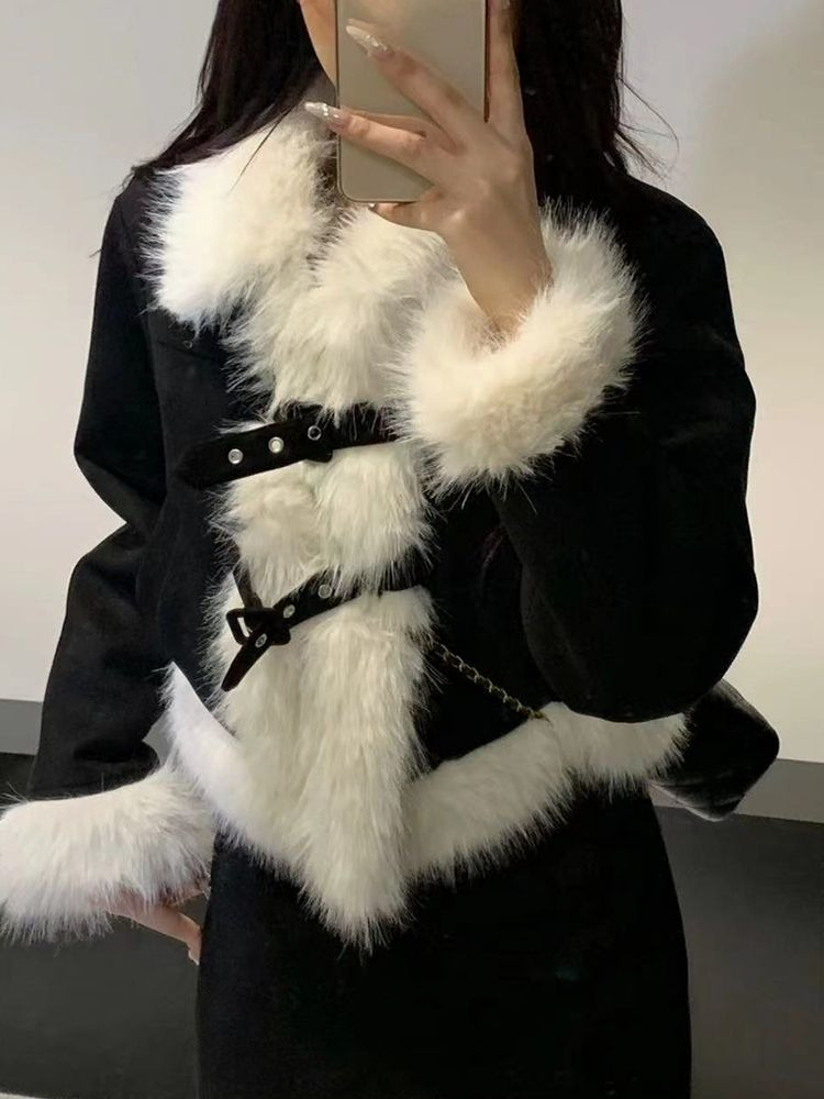 Korean Style Vintage Design Wa - Winter Clothing Vintage 评论和价格