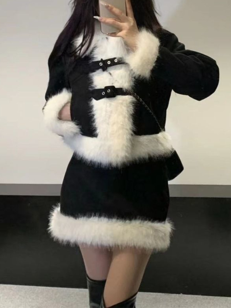 Korean Style Vintage Design Wa - Winter Clothing Vintage 评论和价格