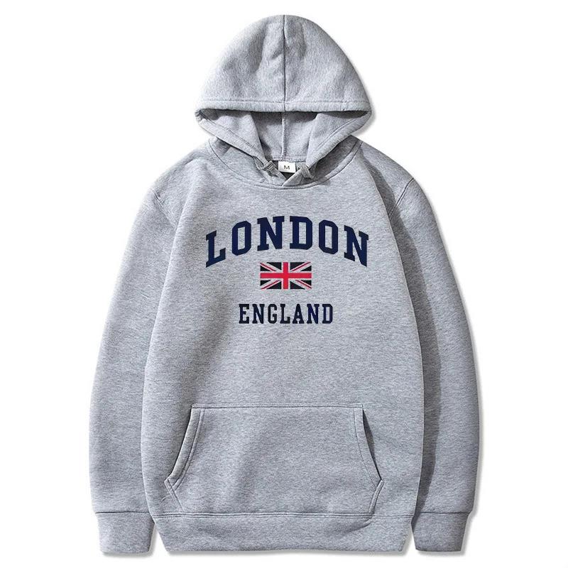 London England Hoodie Men's Ho - Winter Clothing London 评论和价格