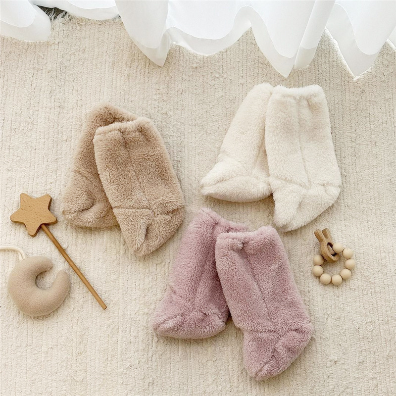 Warm Winter Baby Socks Coral F - Winter Clothing Toddler Girl 评论和价格
