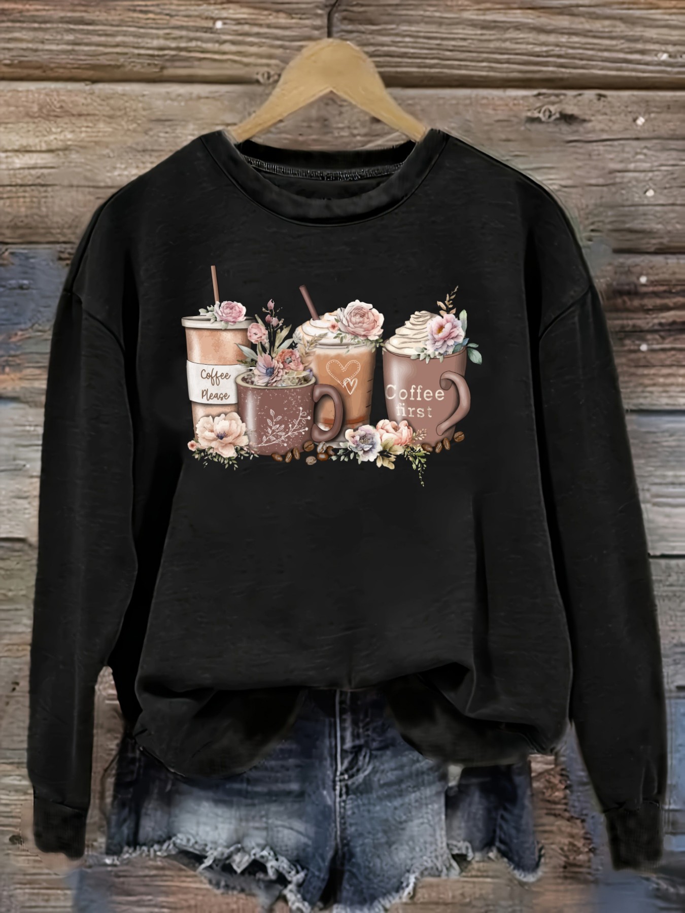 Women's Casual Long Sleeve Cre - Winter Clothing Outfits 评论和价格
