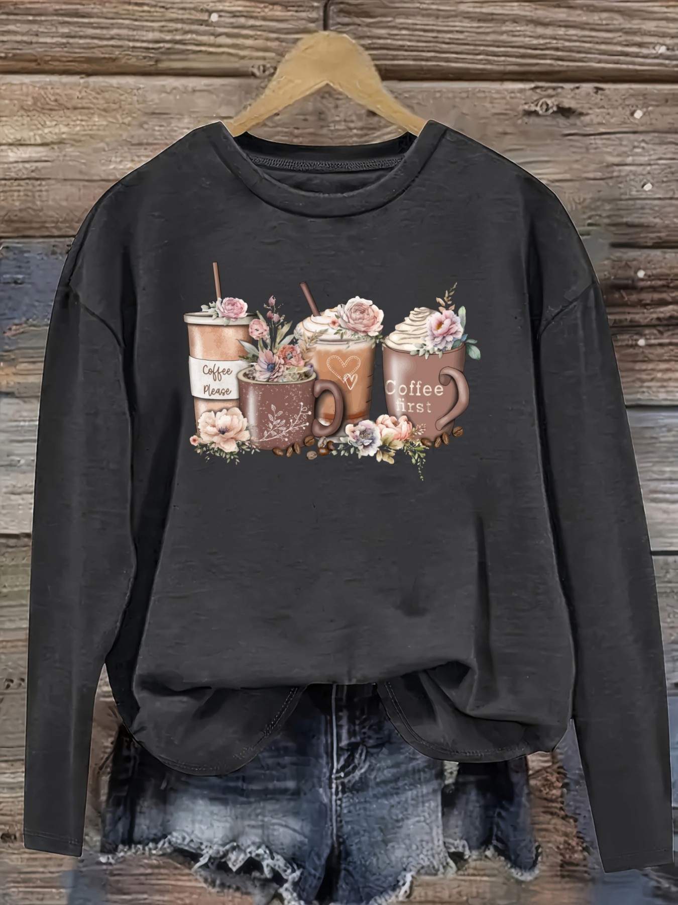Women's Casual Long Sleeve Cre - Winter Clothing Outfits 评论和价格
