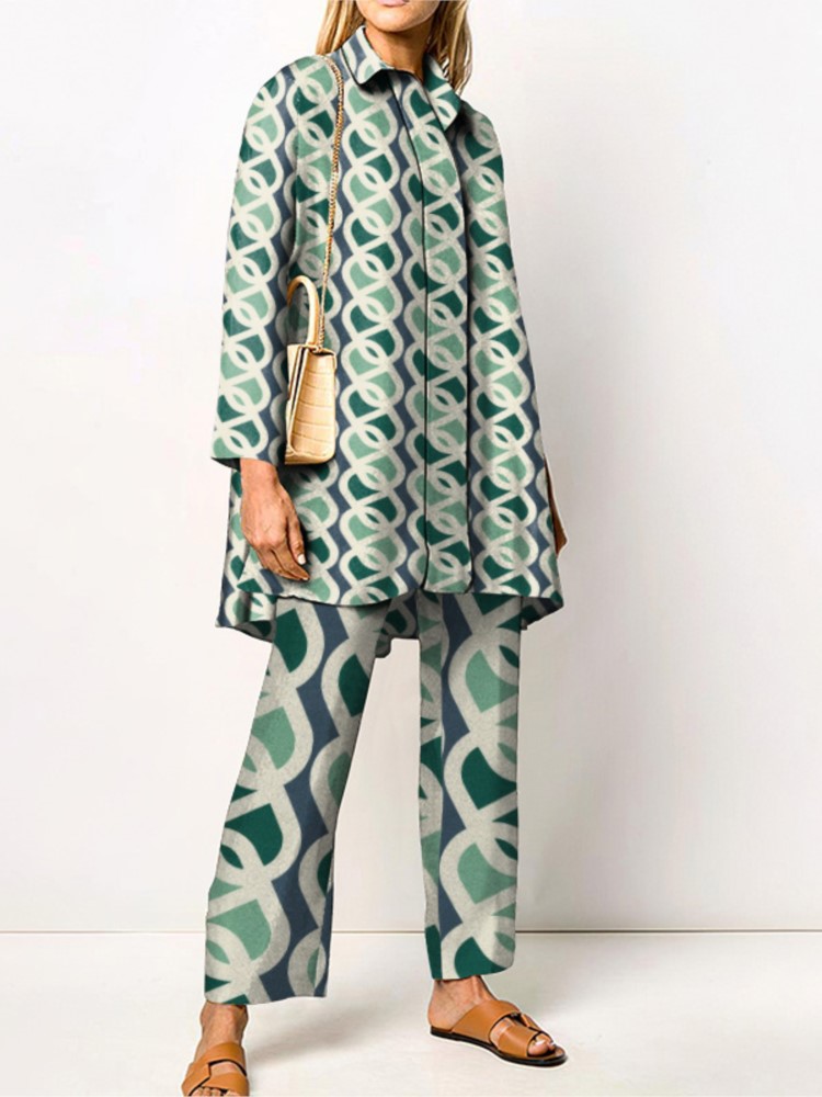Autumn New Loose Vintage Print - Winter Clothing Vintage 评论和价格