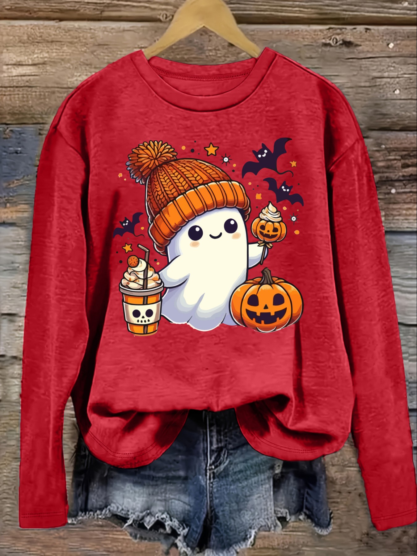 Women's Casual Long Sleeve Cre - Winter Clothing Outfits 评论和价格