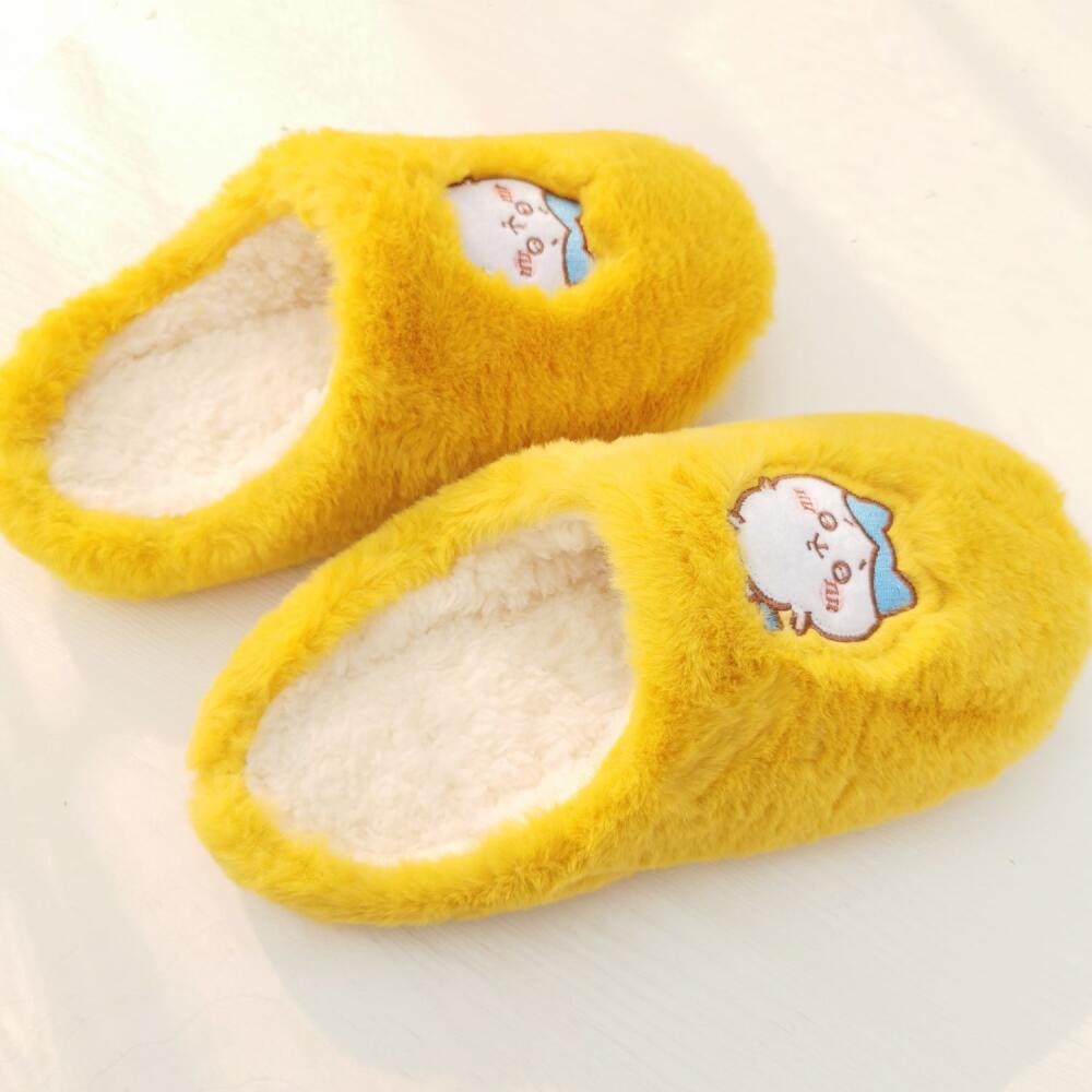 Cartoon Home Plush Slippers Ch - Winter Clothing Girls 评论和价格