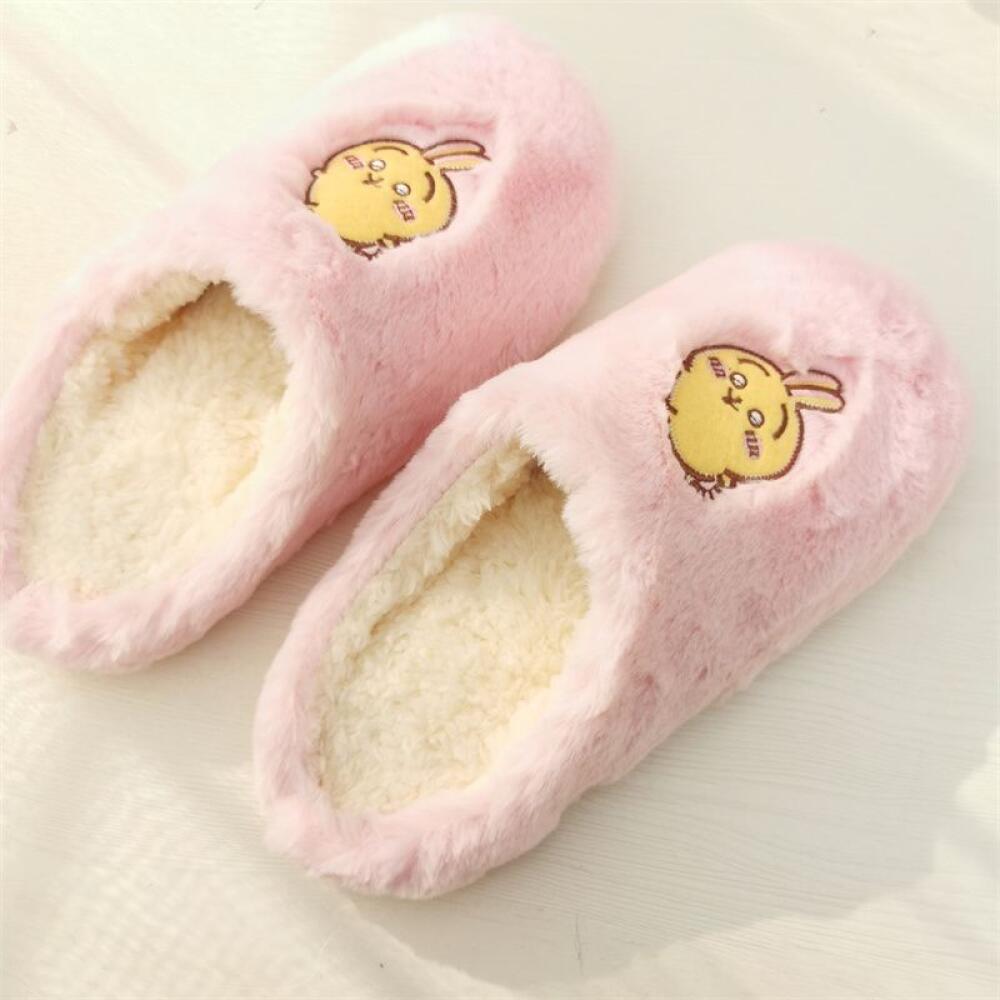 Cartoon Home Plush Slippers Ch - Winter Clothing Girls 评论和价格
