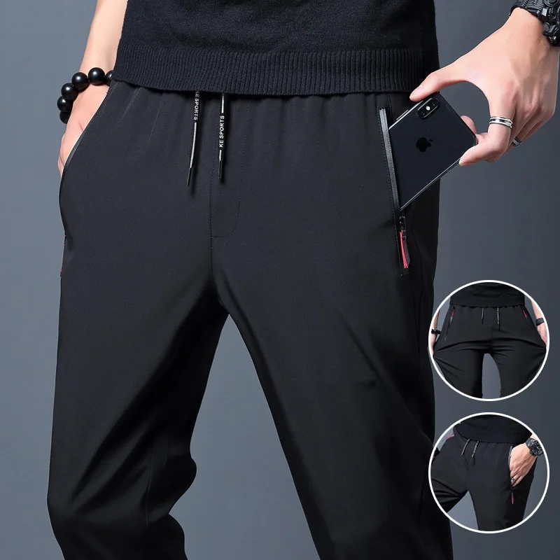 Men's Casual Pants Straight Sl - Winter Clothing Wholesale 评论和价格