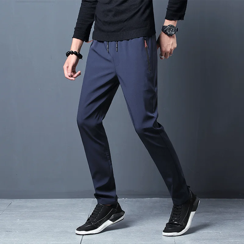 Men's Casual Pants Straight Sl - Winter Clothing Wholesale 评论和价格