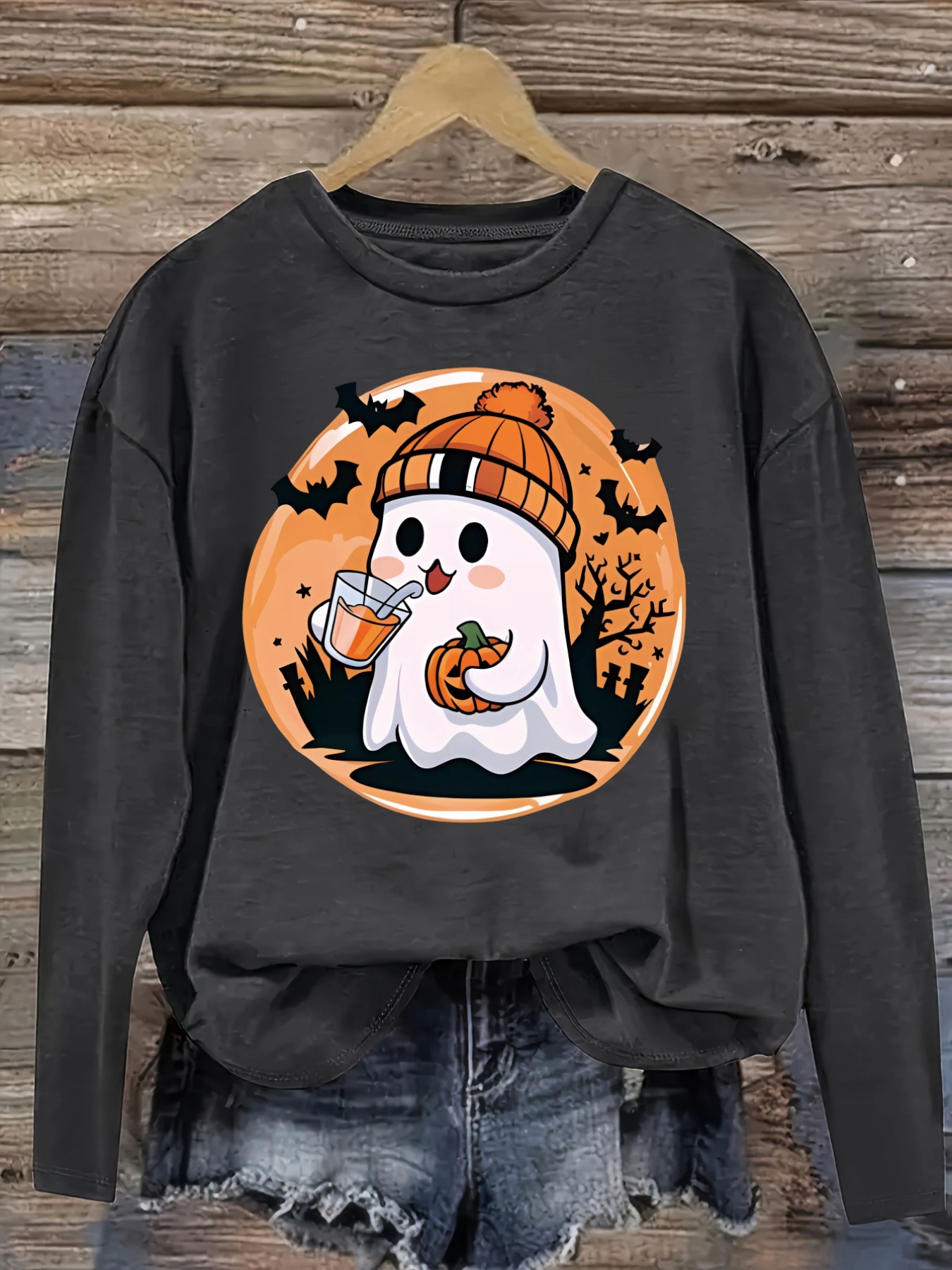 Women's Casual Long Sleeve Cre - Winter Clothing Outfits 评论和价格
