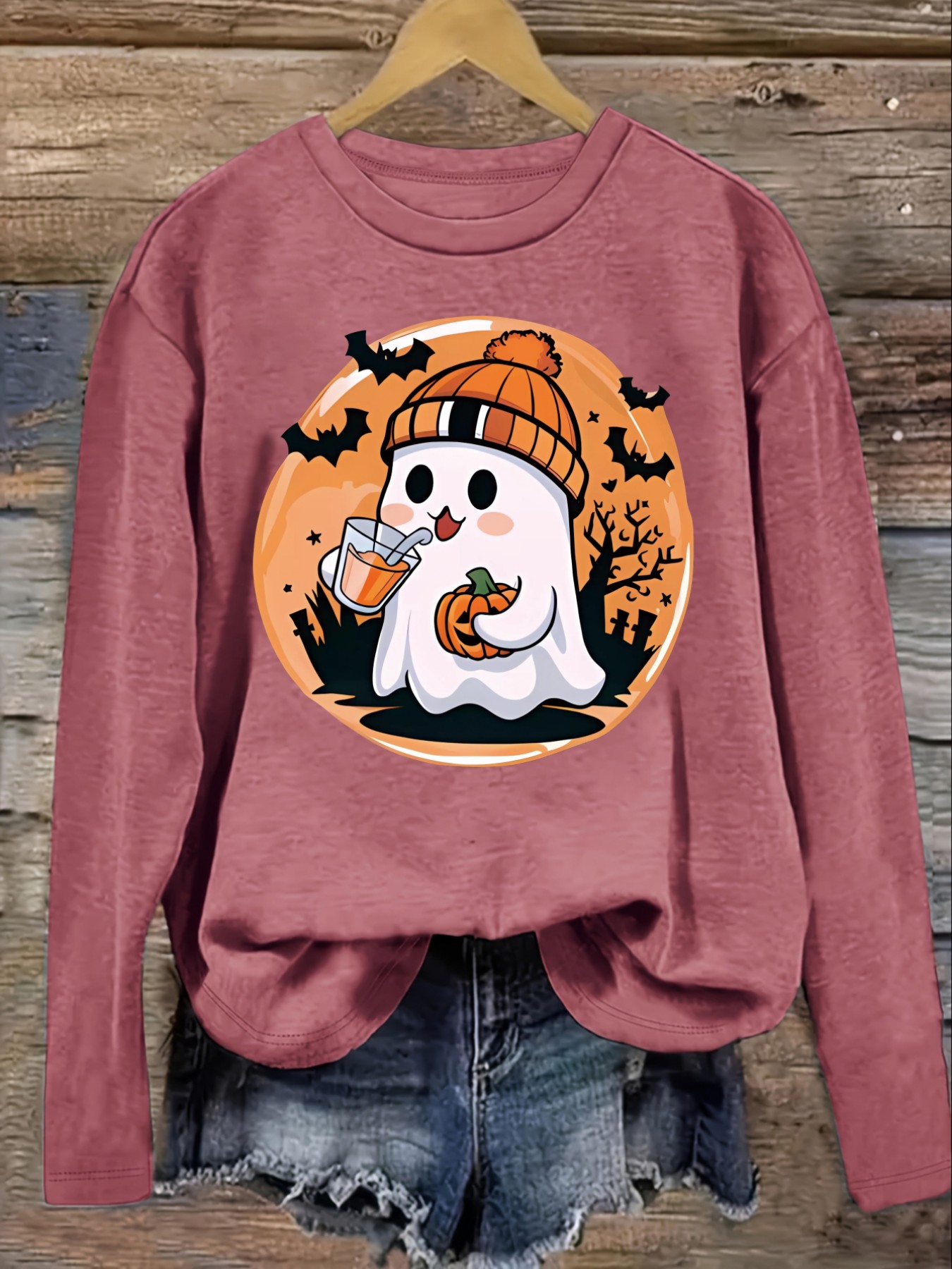 Women's Casual Long Sleeve Cre - Winter Clothing Outfits 评论和价格