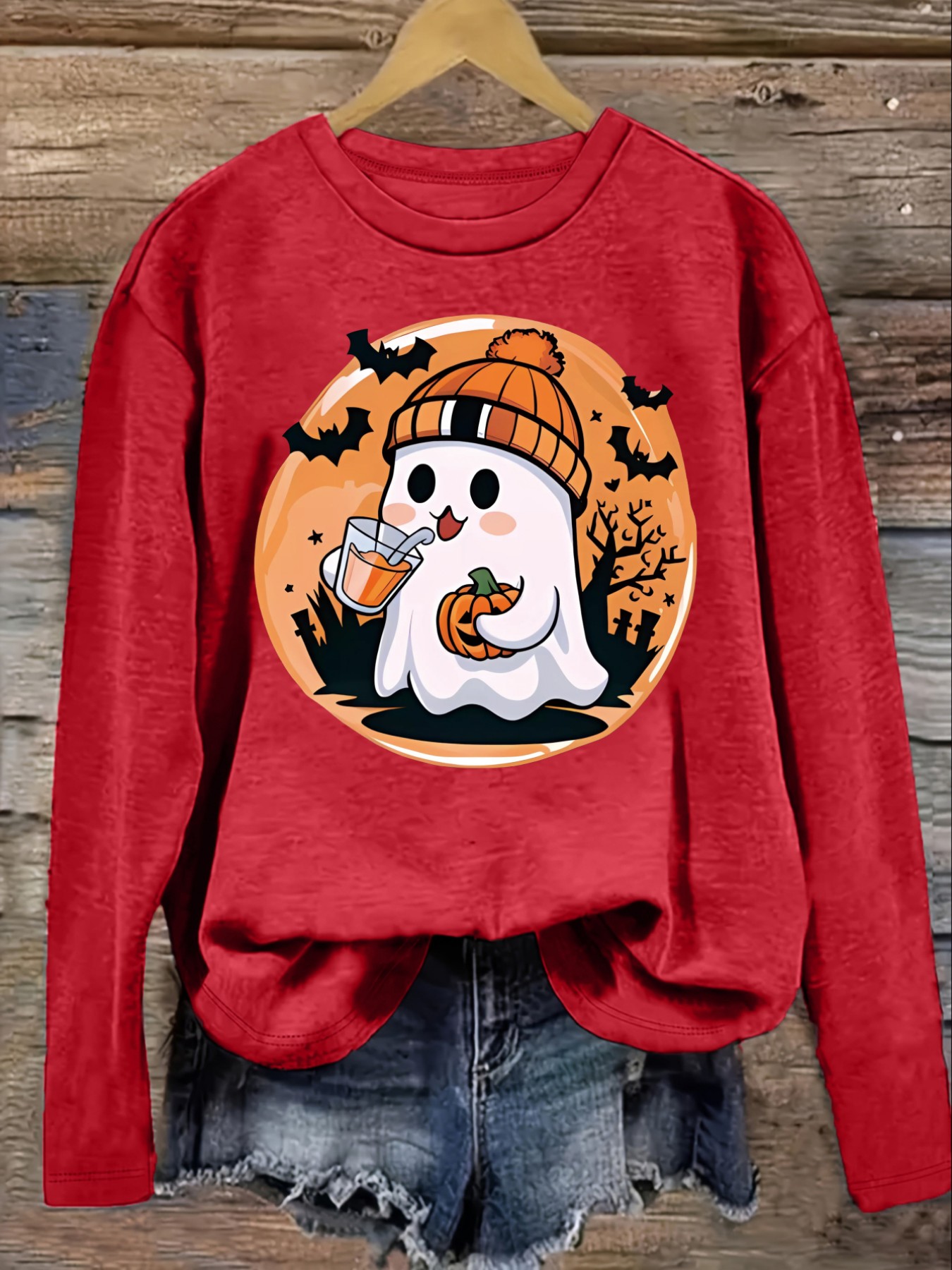 Women's Casual Long Sleeve Cre - Winter Clothing Outfits 评论和价格