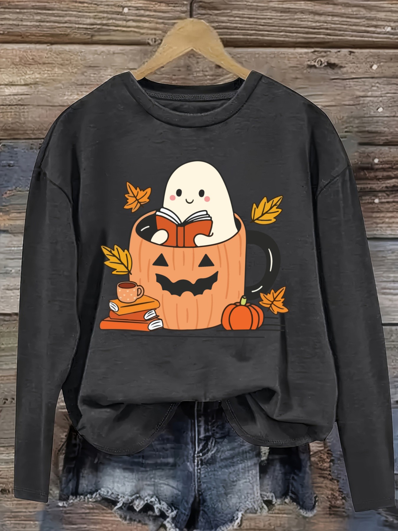 Women's Casual Long Sleeve Cre - Winter Clothing Cute 评论和价格
