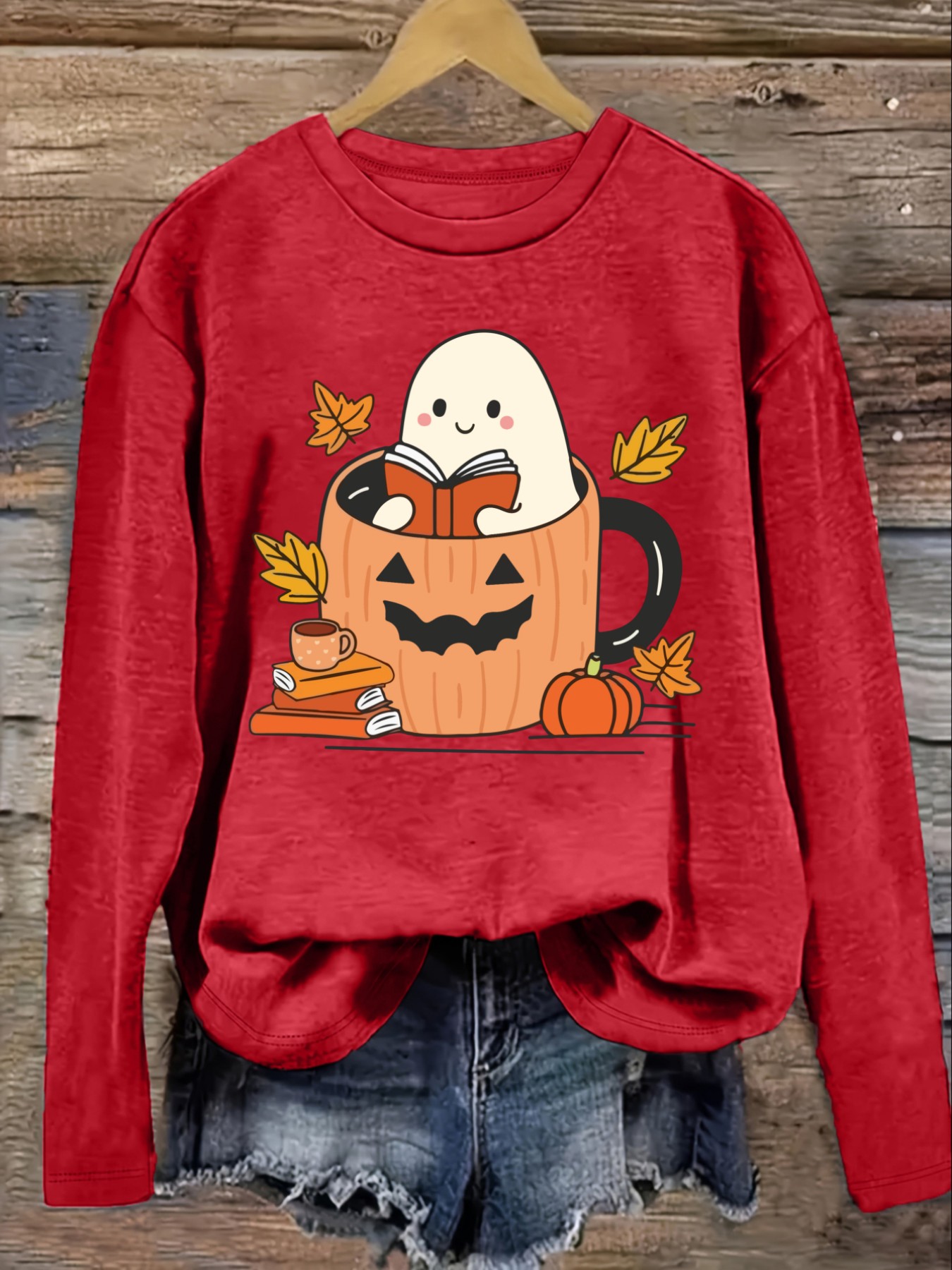 Women's Casual Long Sleeve Cre - Winter Clothing Cute 评论和价格
