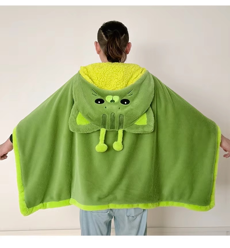 Cartoon Cute Alien Cat Hooded  - Winter Clothing Cute 评论和价格