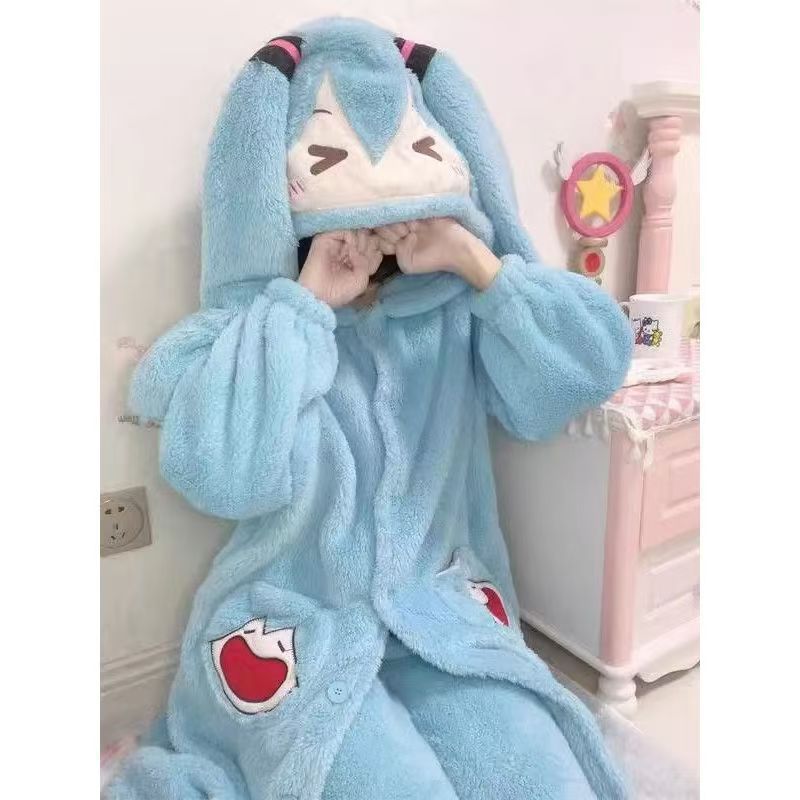 Miku Anime Pajamas Cute Winter - Winter Clothing Japan 评论和价格
