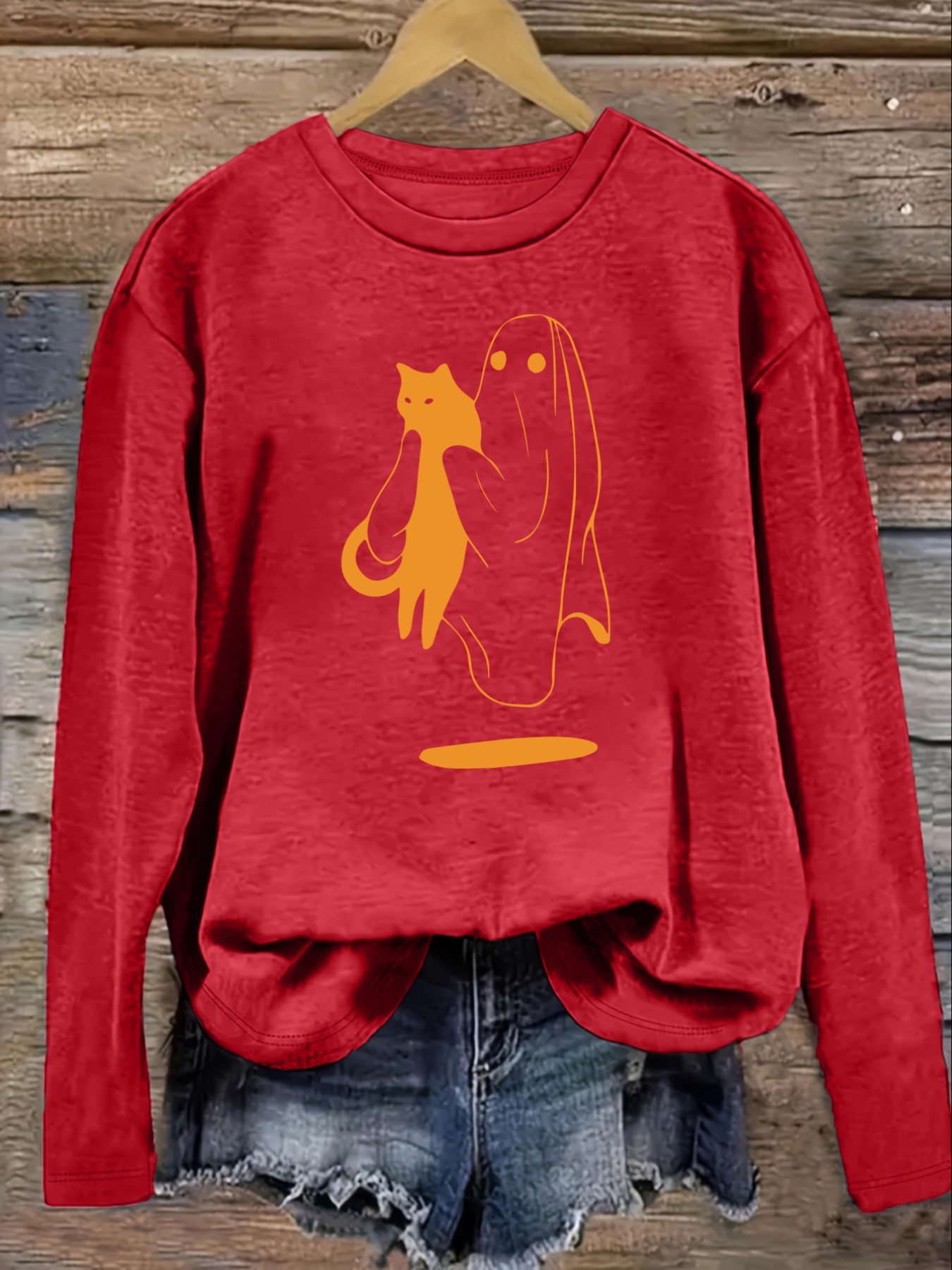 Women's Casual Long Sleeve Cre - Winter Clothing Outfits 评论和价格